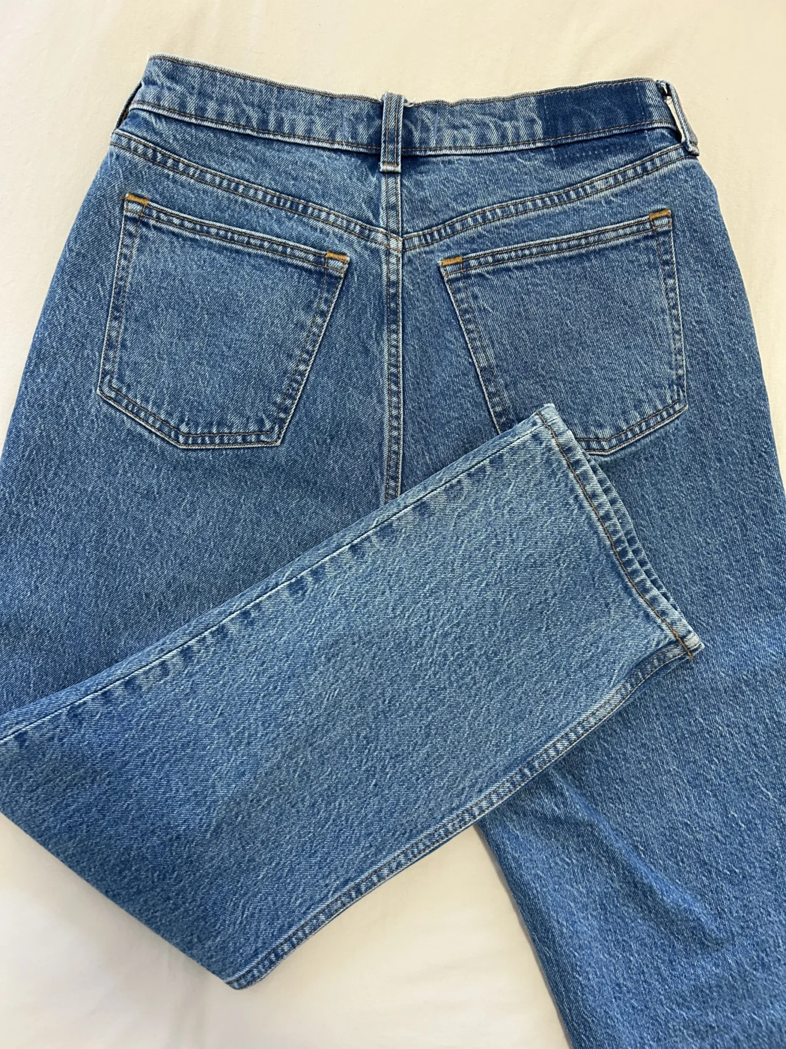 Image for Jean droit mi-taille Abercrombie