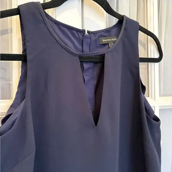 Image for Banana Republic midnight blue short dress