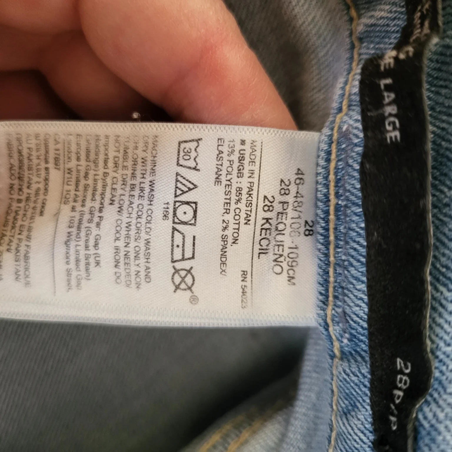 Image for Jeans large stretch 28 petite