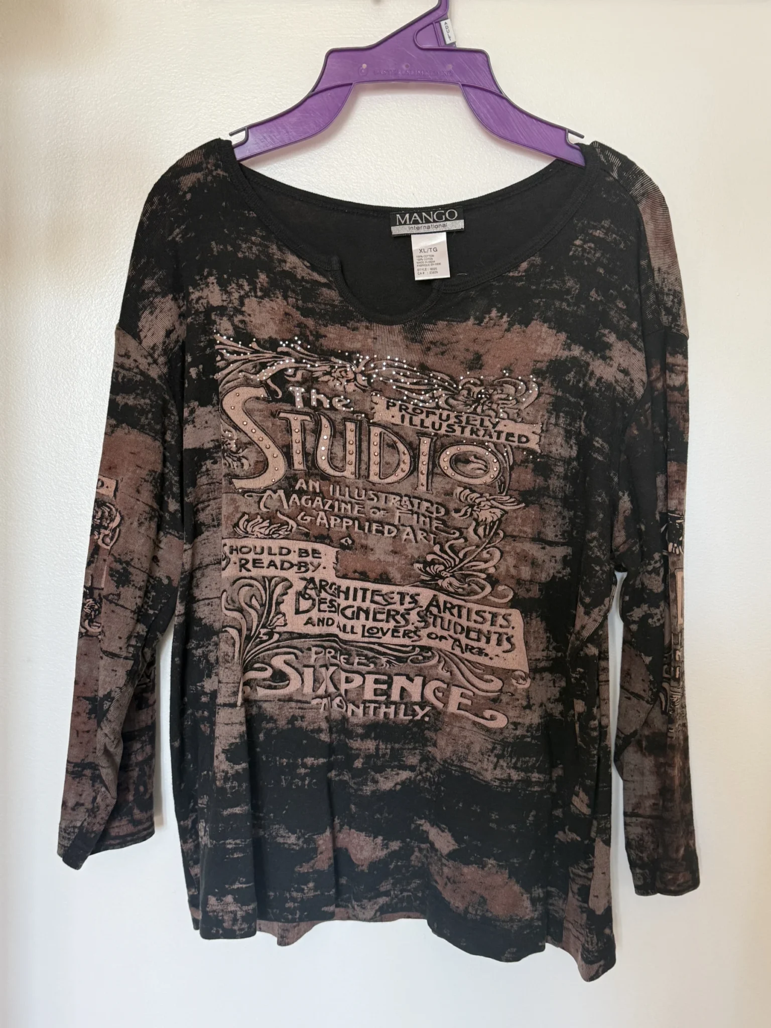 Featured image for Chandail style grunge 100% coton