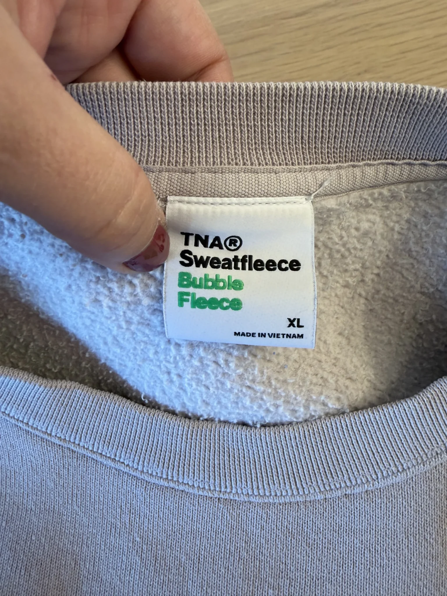 Image for Bubble Fleece Boyfriend Crew Sweatshirt