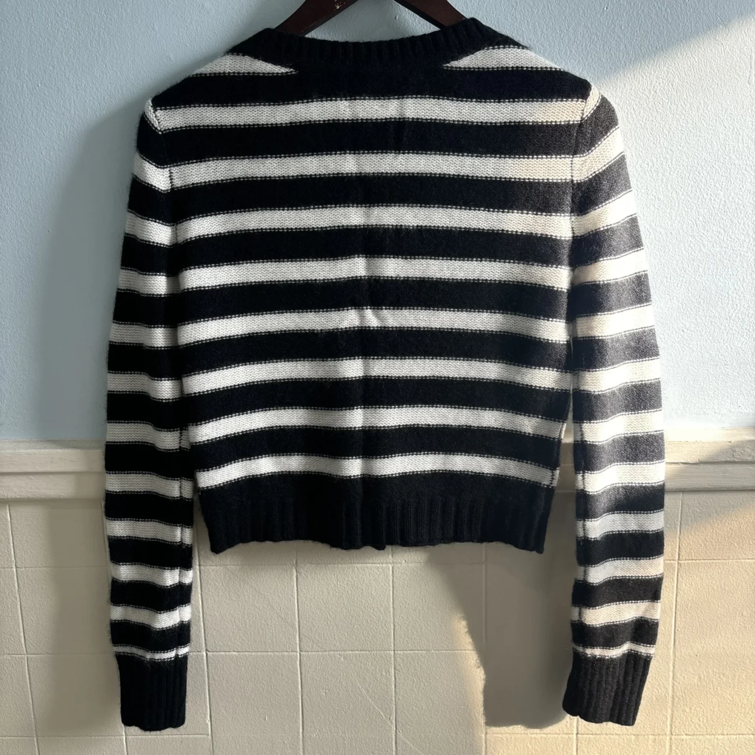 Image for Anthropologie Cardigan rayé 100% cachemire