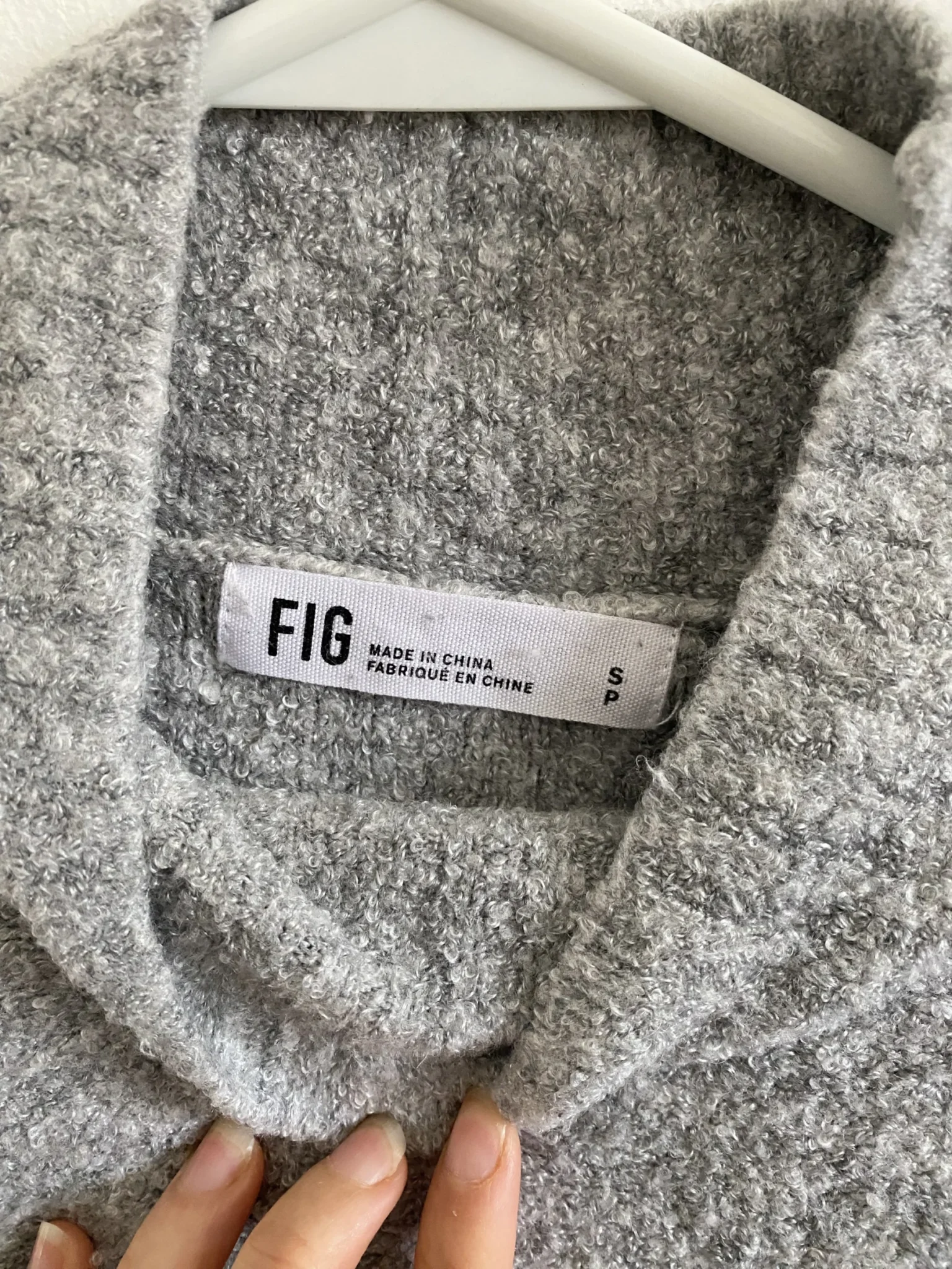 Image for Chandail col montant FIG Clothing