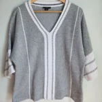 Featured thumbnail for 100% cotton 3/4-sleeve Tribal knit