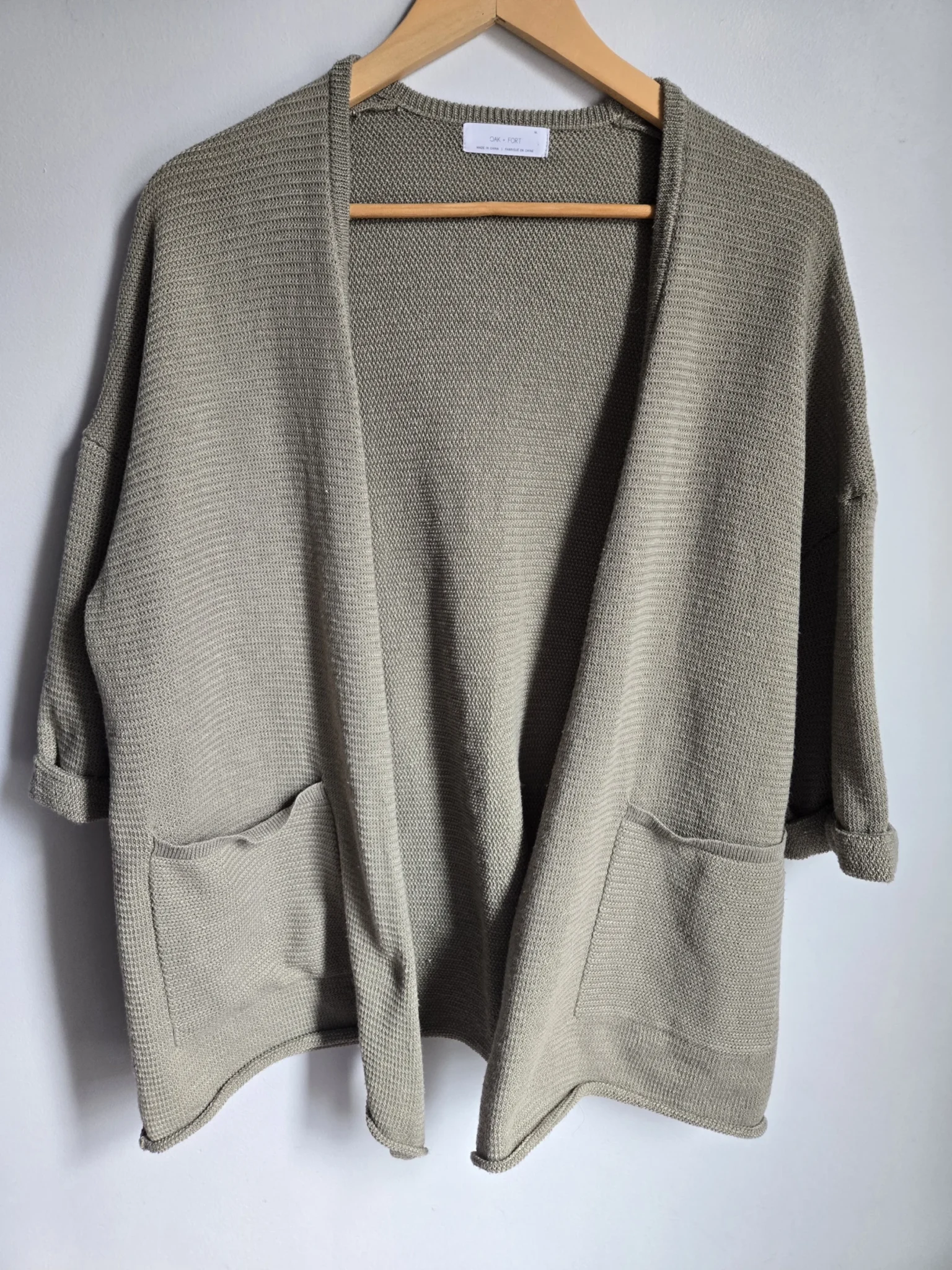 Featured image for Oak and Fort Oversized Knitted Cardigan