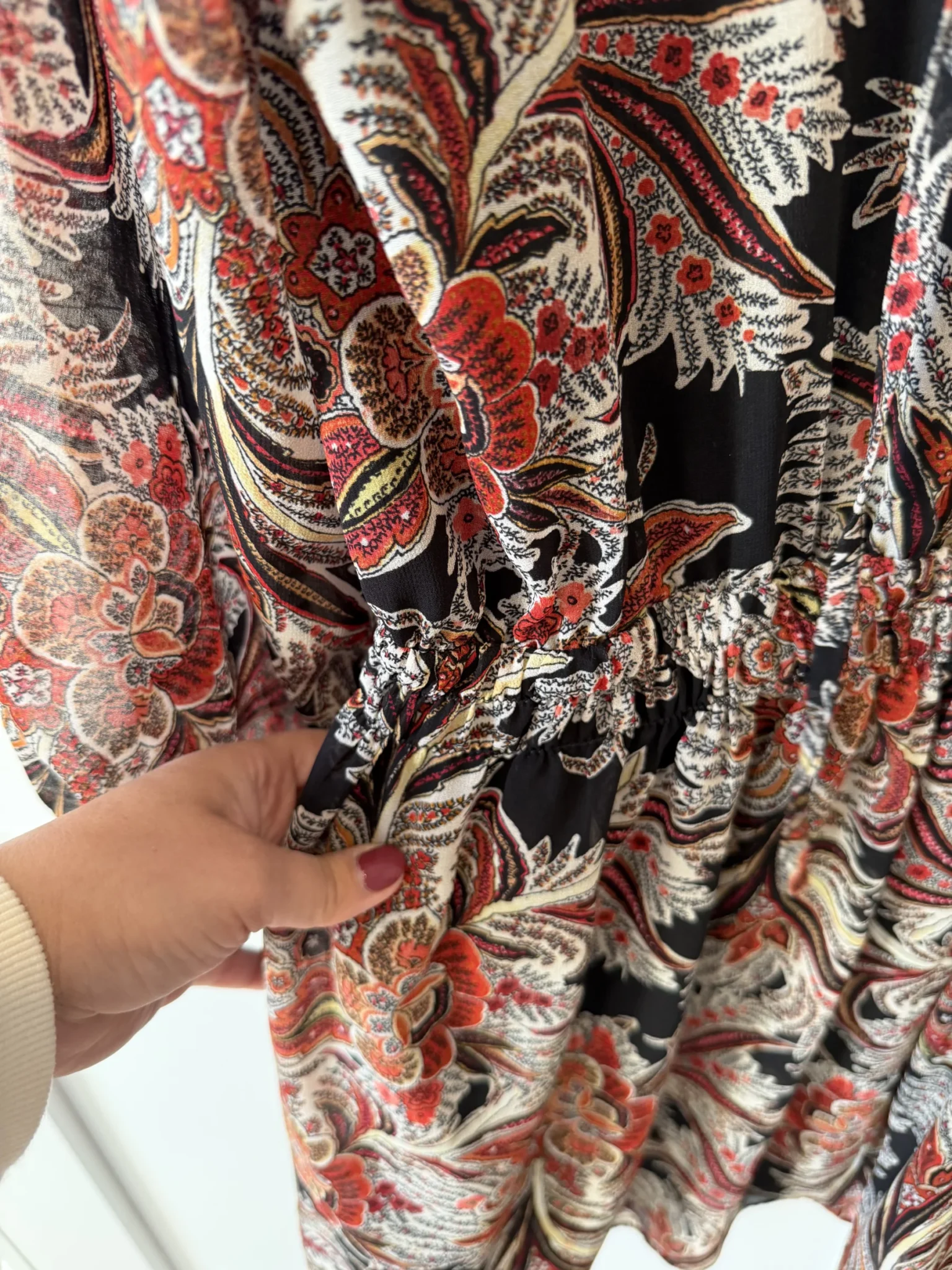 Image for Floral chiffon dress