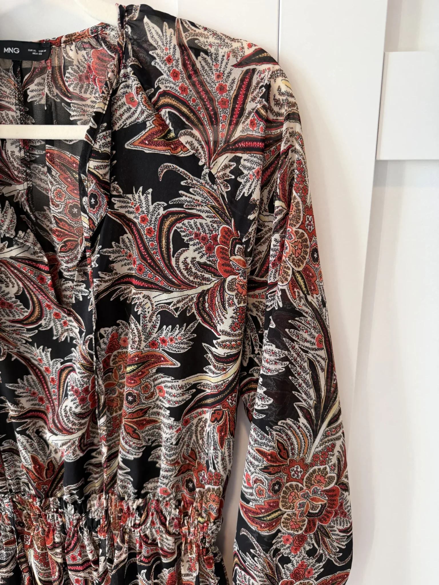 Image for Floral chiffon dress