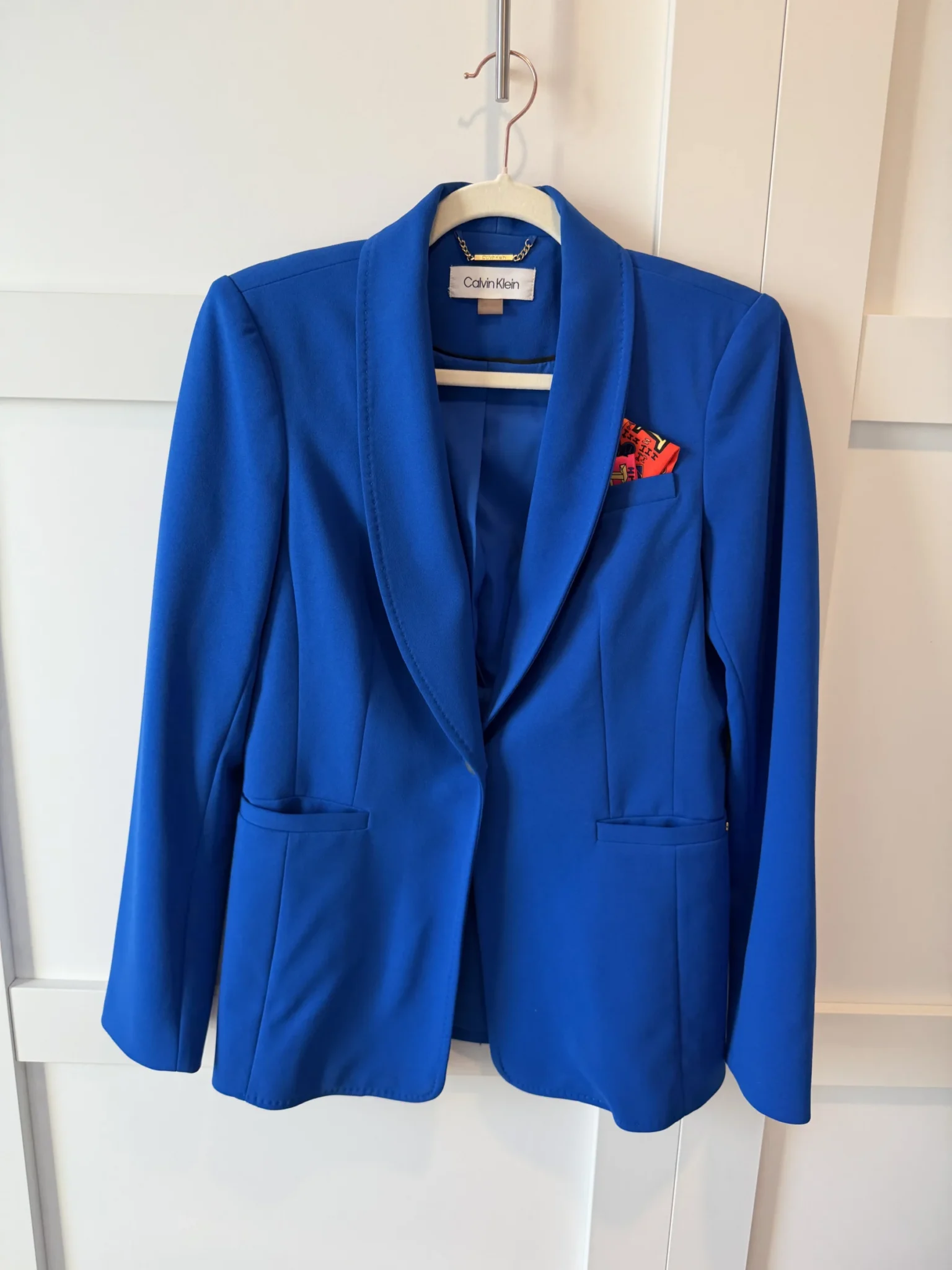 Featured image for Blazer Calvin Klein bleu royal