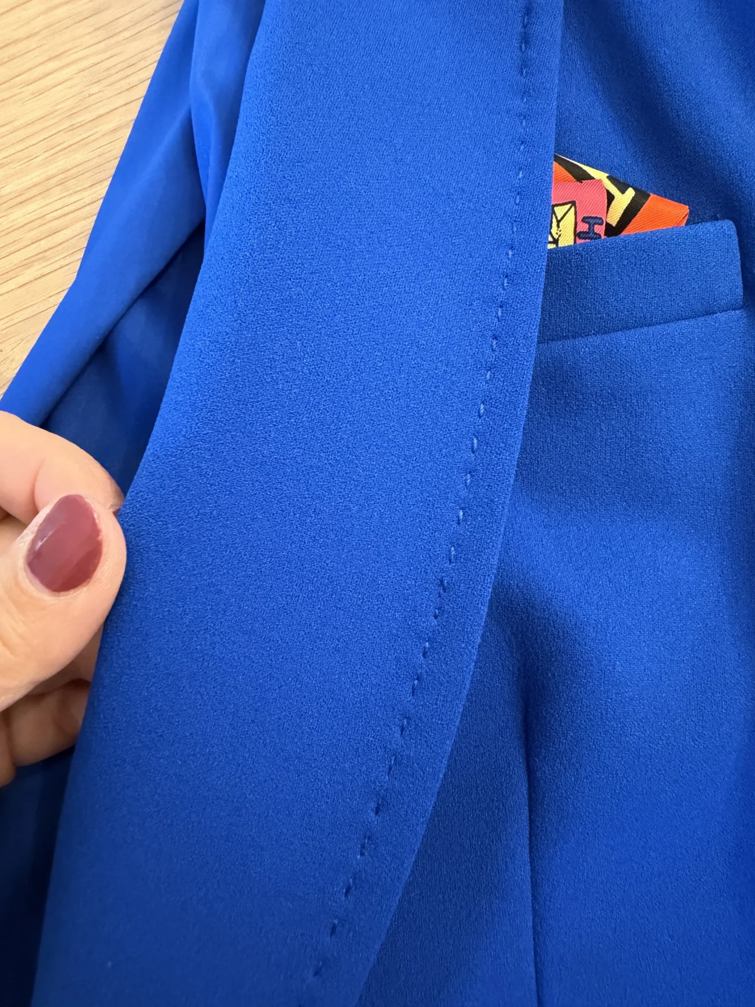 Image for Blazer Calvin Klein bleu royal