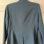 Thumbnail for Ensemble tailleur Dynamite bleu-vert (blazer + pantalon taille haute)