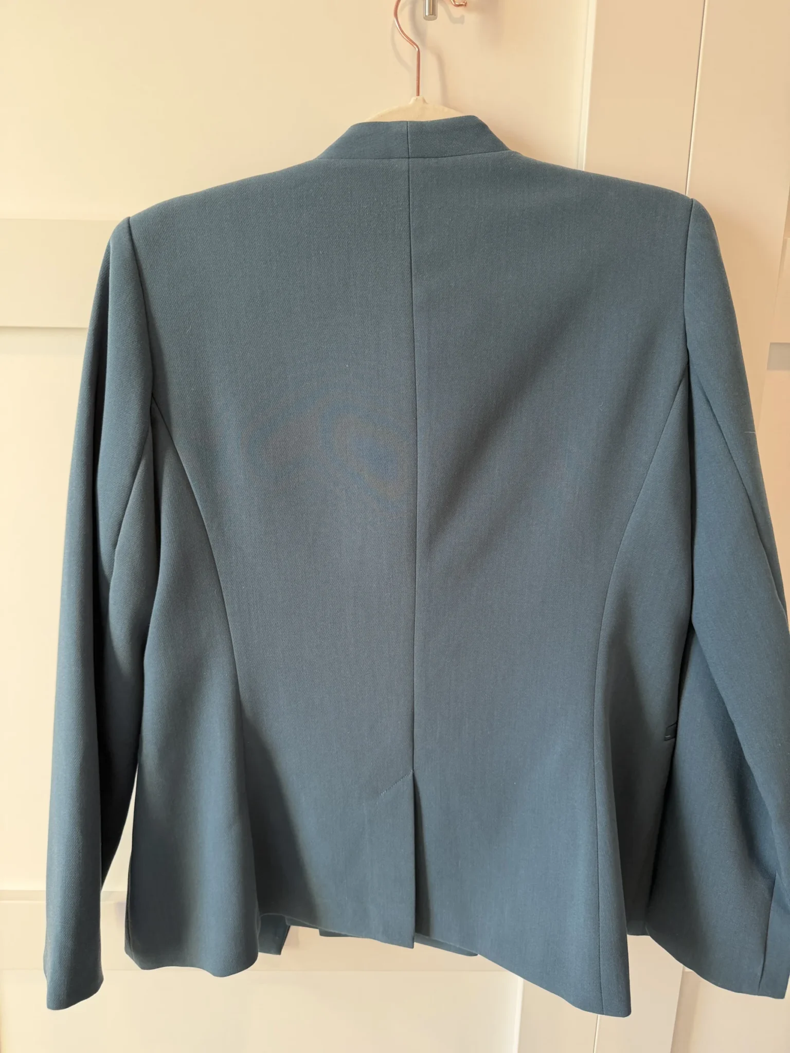 Image for Ensemble tailleur Dynamite bleu-vert (blazer + pantalon taille haute)