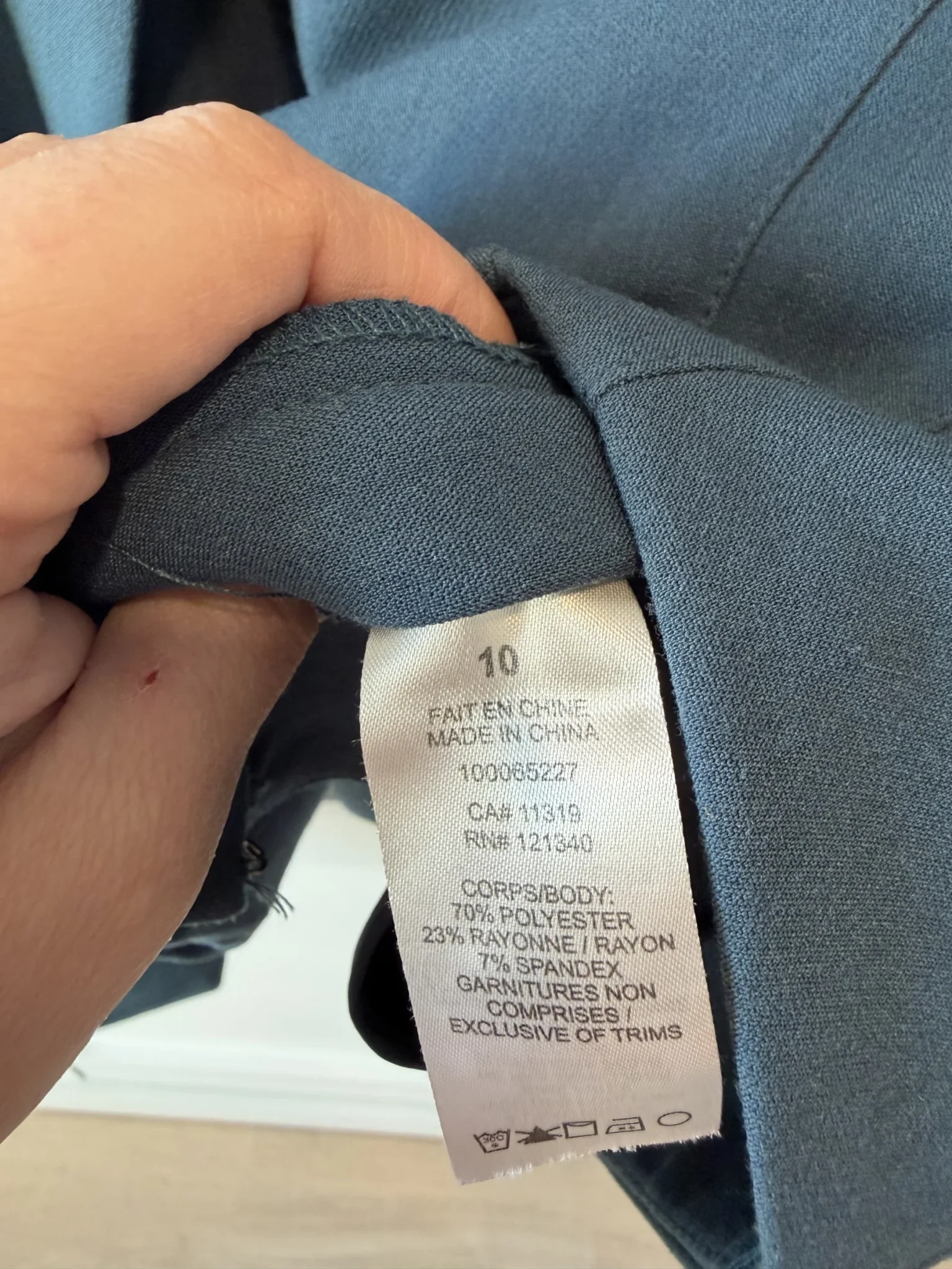 Image for Ensemble tailleur Dynamite bleu-vert (blazer + pantalon taille haute)