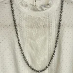 Thumbnail for Ensemble fausses perles - Collier et boucles d'oreilles