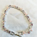 Featured thumbnail for Bracelet rubans roses avec extension