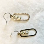 Featured thumbnail for Boucles d'oreilles deux tons (argent et or)