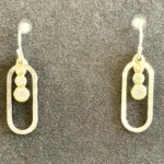 Thumbnail for Boucles d'oreilles deux tons (argent et or)