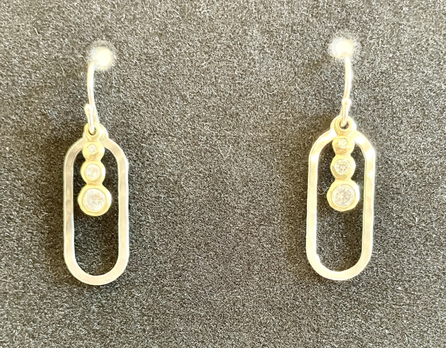 Image for Boucles d'oreilles deux tons (argent et or)