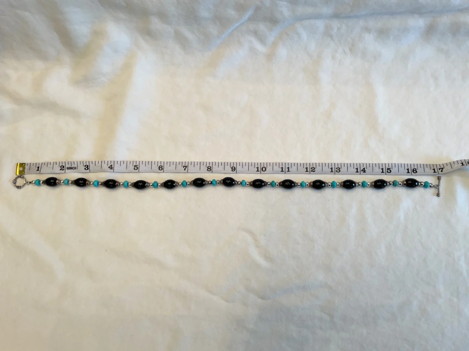 Image for Collier avec onyx et turquoises