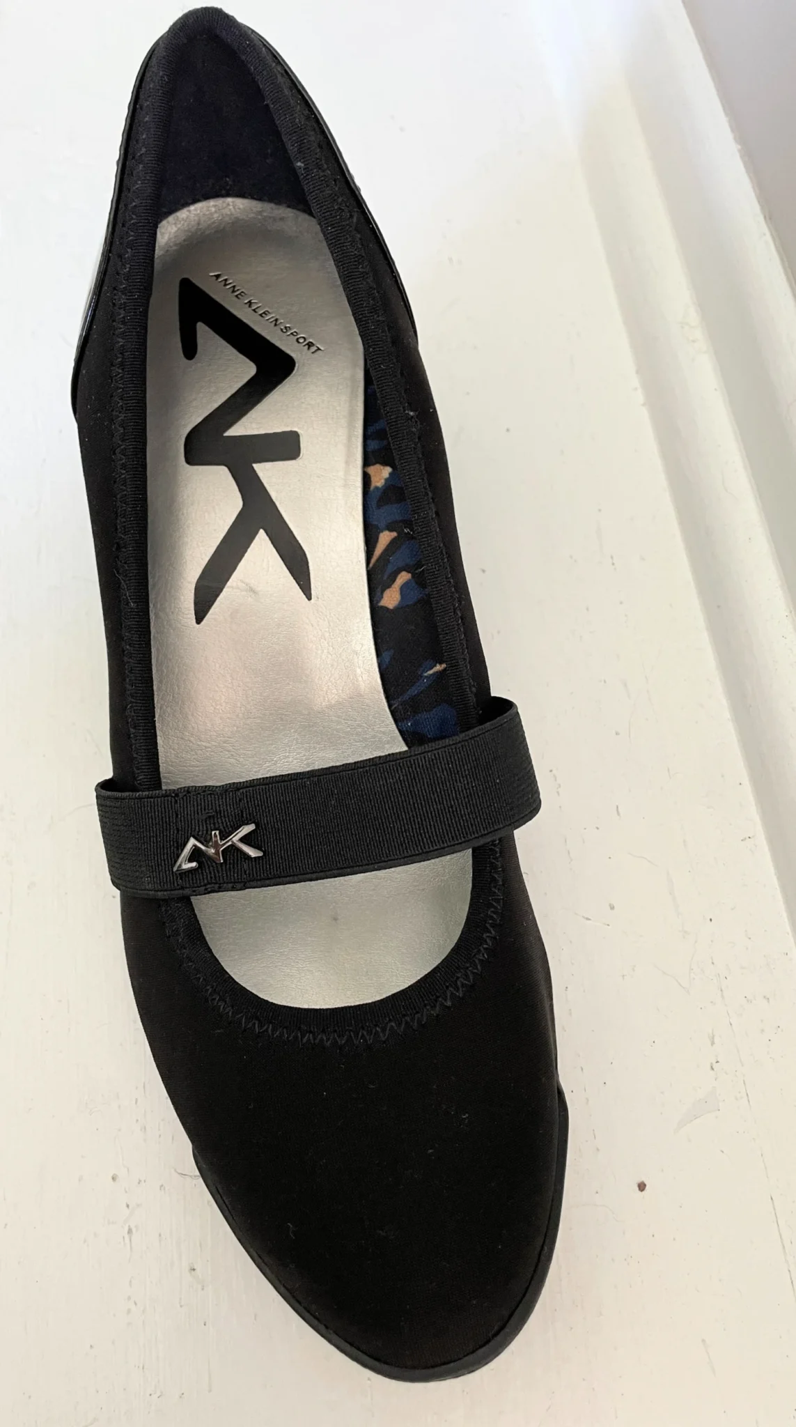 Image for Anne Klein - Souliers à talons compensés noirs