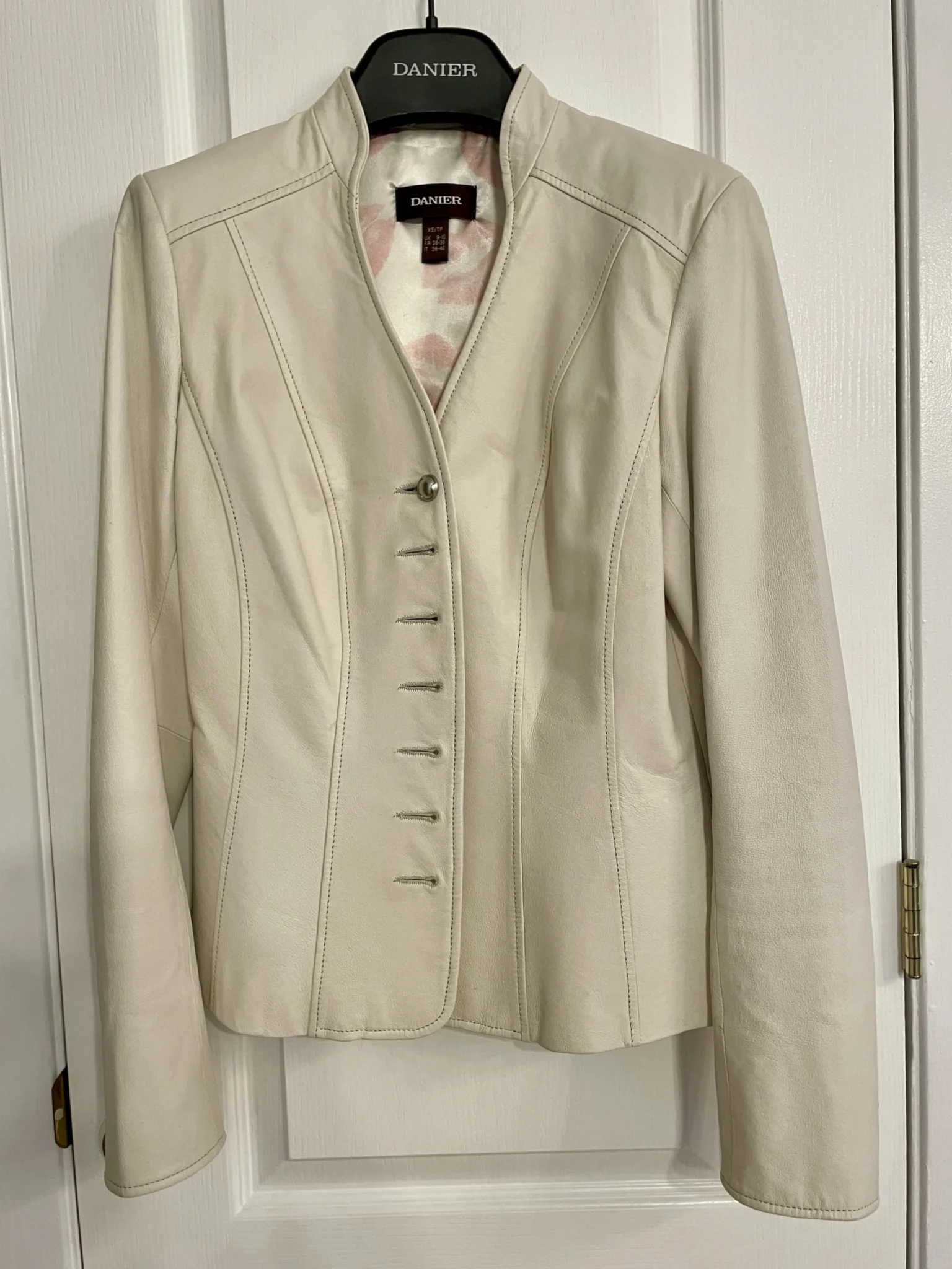 Image for Veste-manteau Danier en cuir ivoire