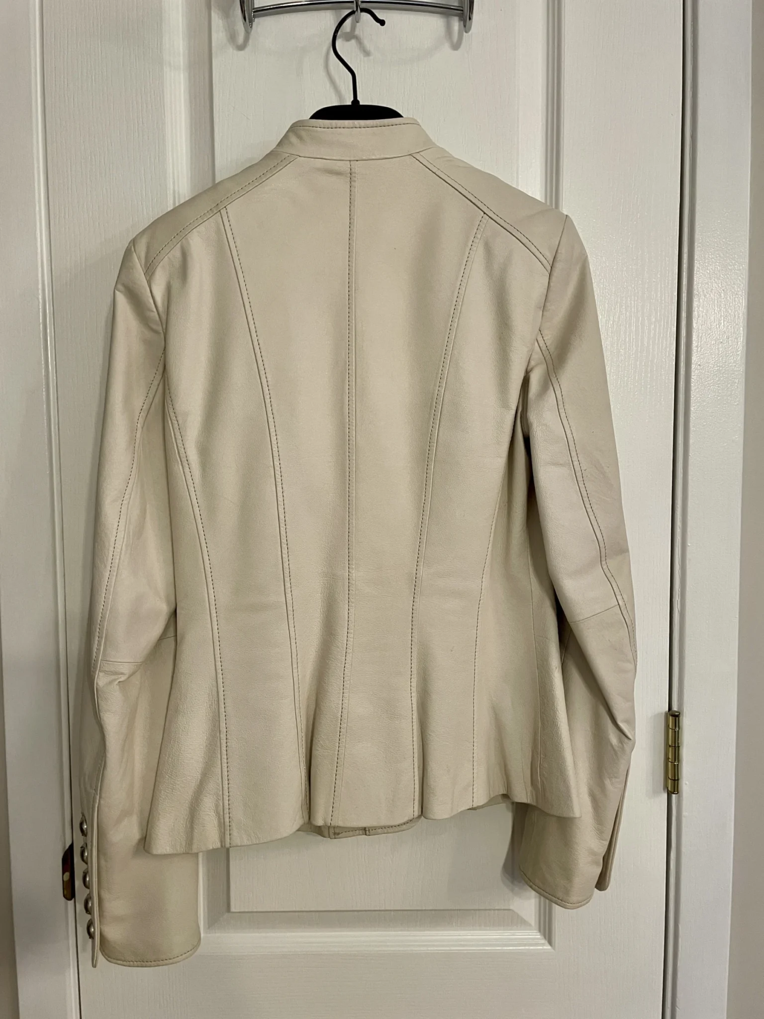 Image for Veste-manteau Danier en cuir ivoire