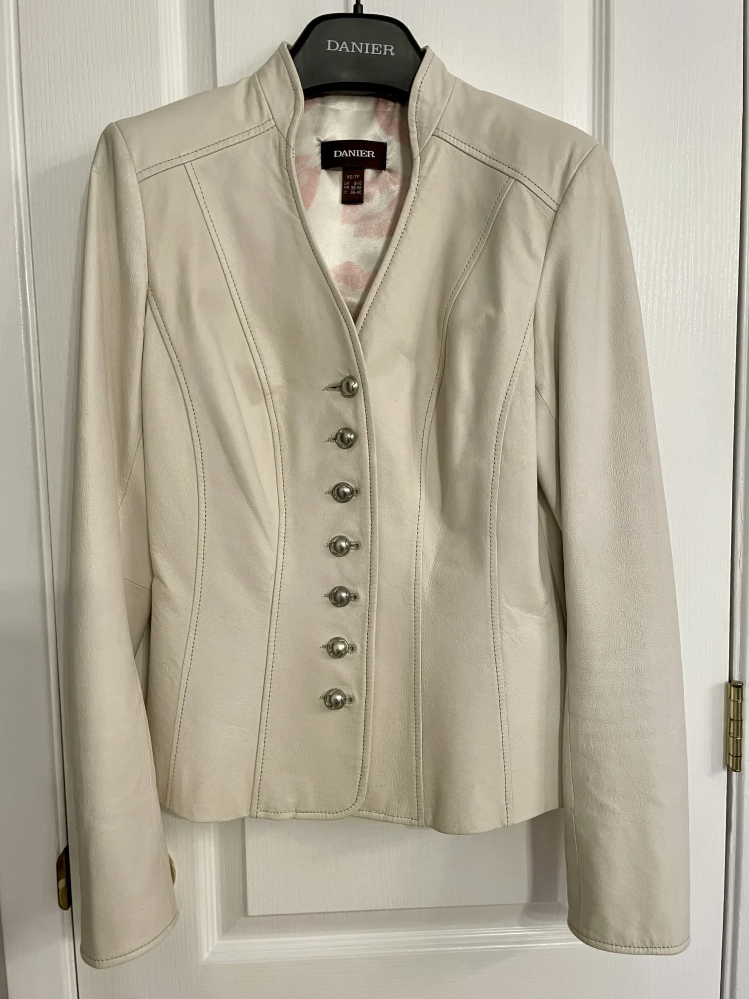 Image for Veste-manteau Danier en cuir ivoire