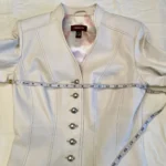 Thumbnail for Veste-manteau Danier en cuir ivoire