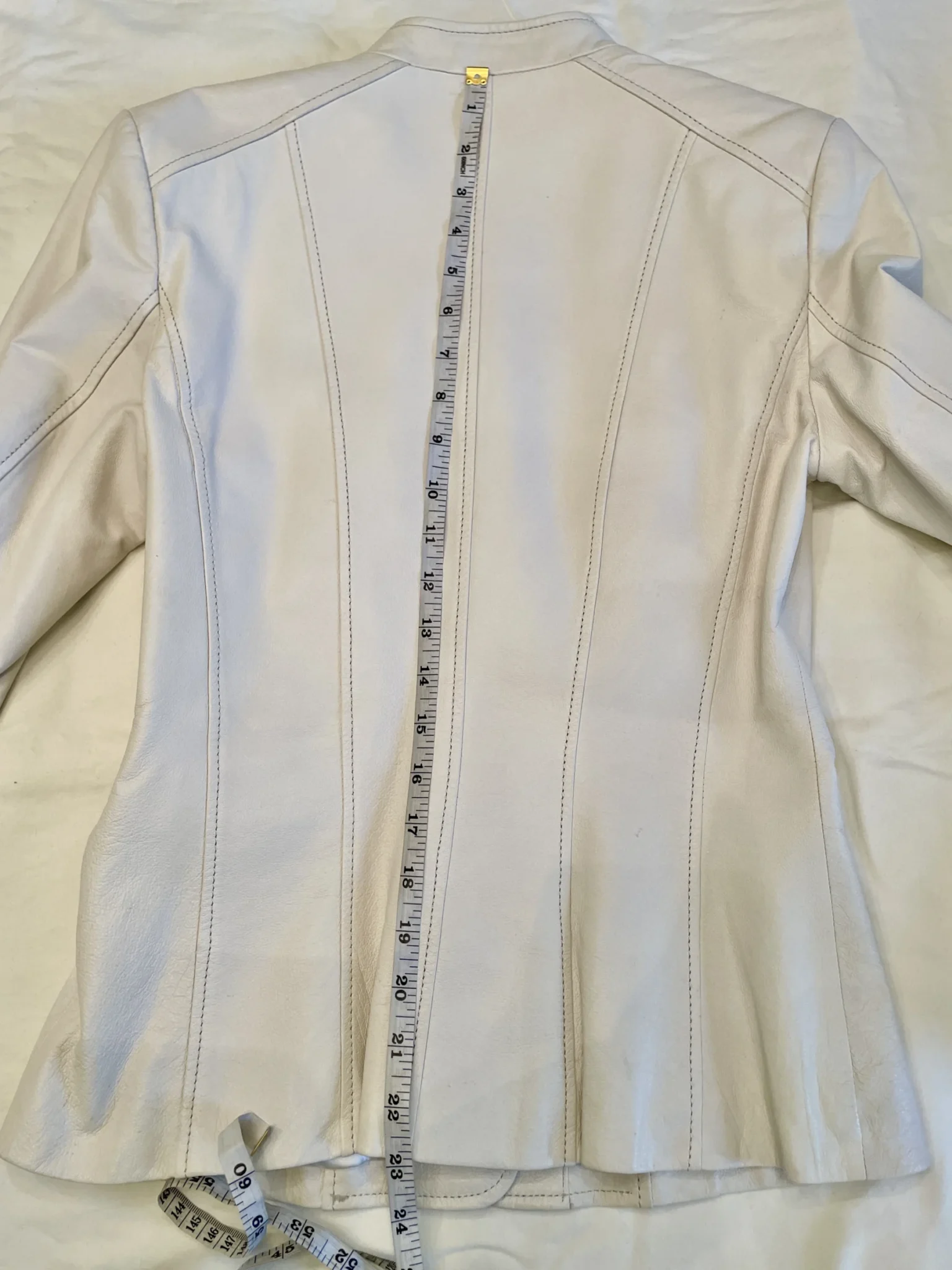 Image for Veste-manteau Danier en cuir ivoire
