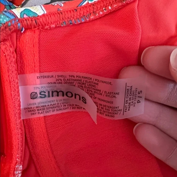 Image for Simons x Liberty one-piece swimming costume