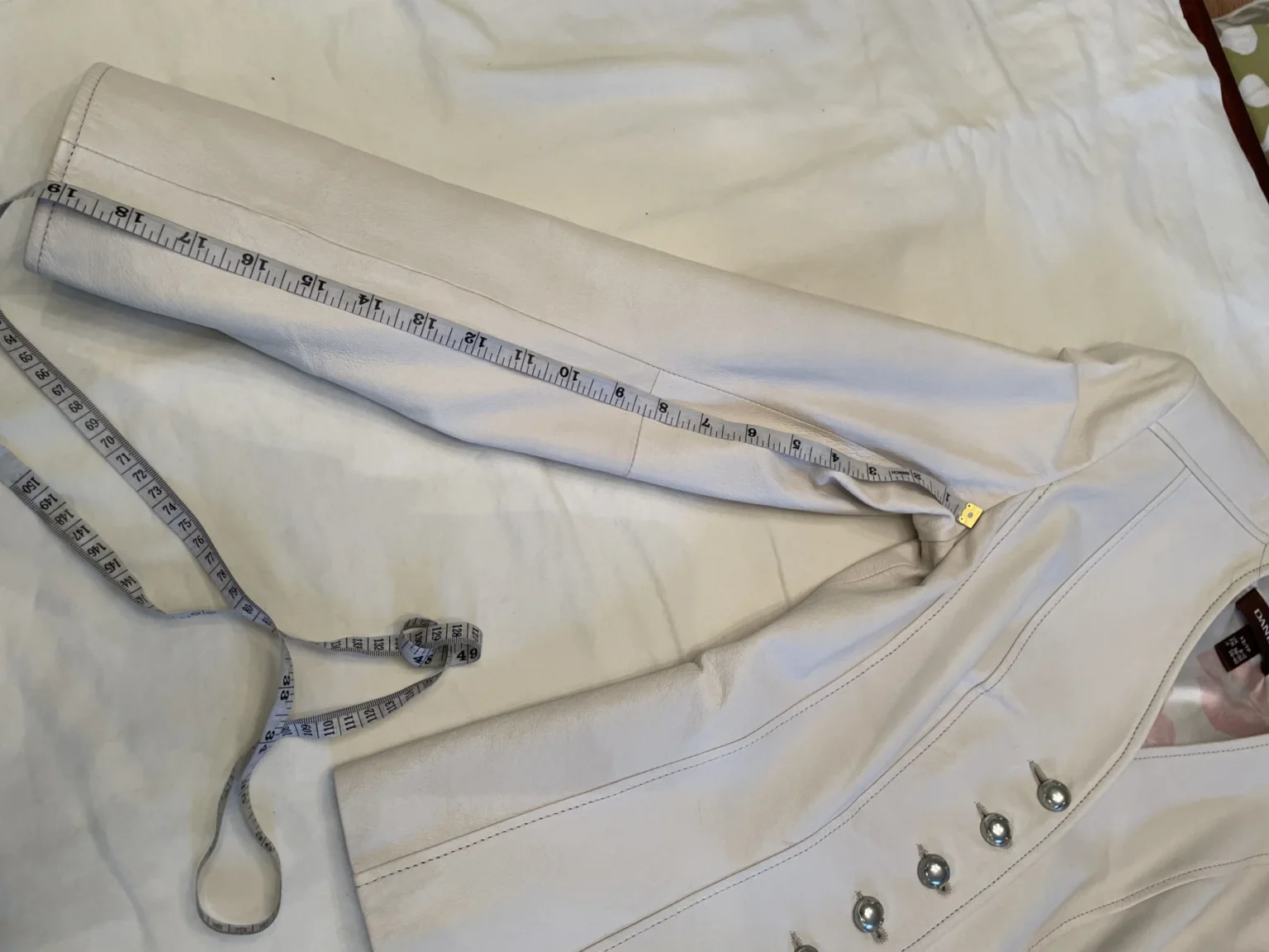 Image for Veste-manteau Danier en cuir ivoire