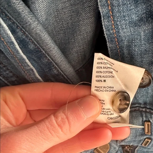 Image for Combinaison en denim Anthropologie