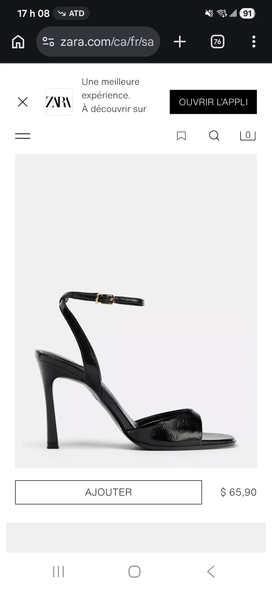 Image for High-heeled sandals