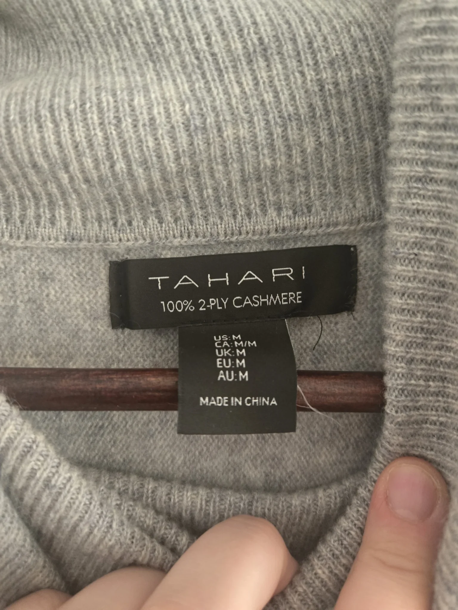 Image for Tahari 100% Cashmere Sweater