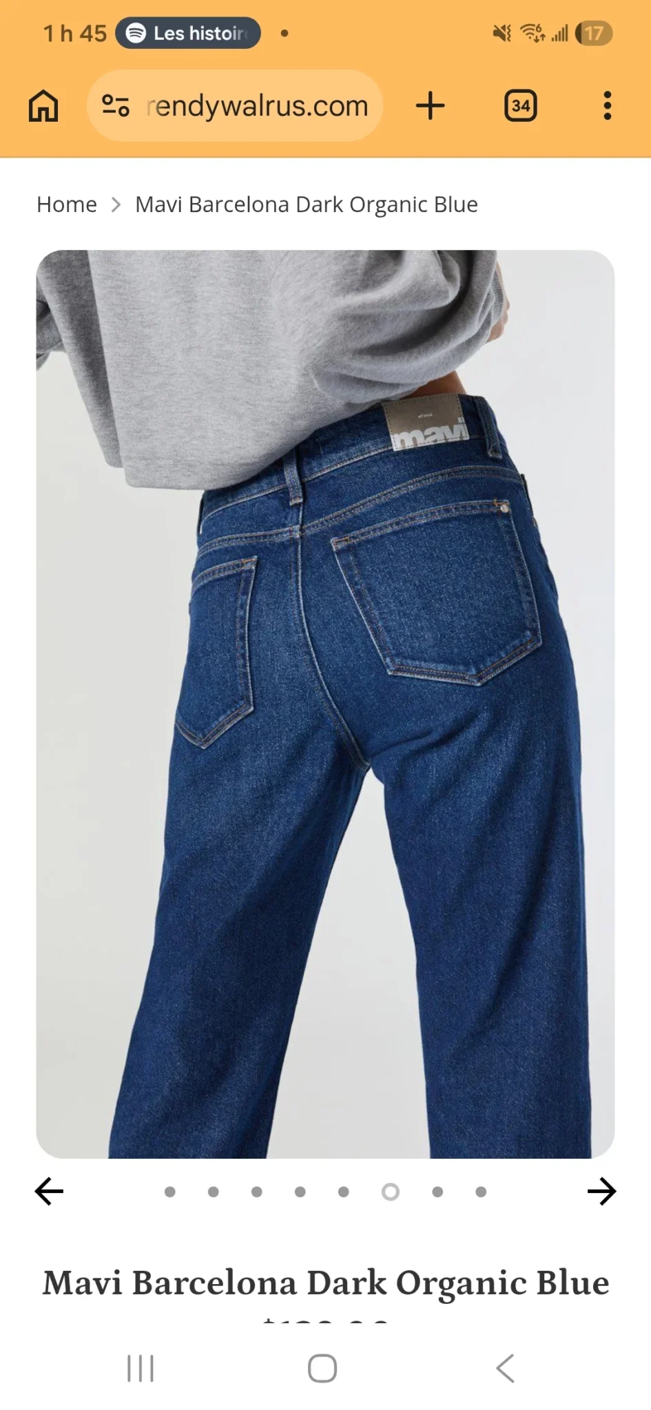 Image for Mavi "Barcelona" jeans