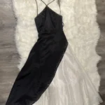 Thumbnail for Magnifique robe noir et blanc de bal