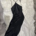 Thumbnail for Magnifique robe noir et blanc de bal