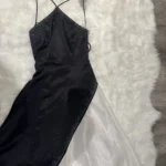 Thumbnail for Magnifique robe noir et blanc de bal