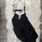 Thumbnail for Magnifique robe noir et blanc de bal