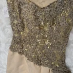 Thumbnail for Robe unique brodée à la main