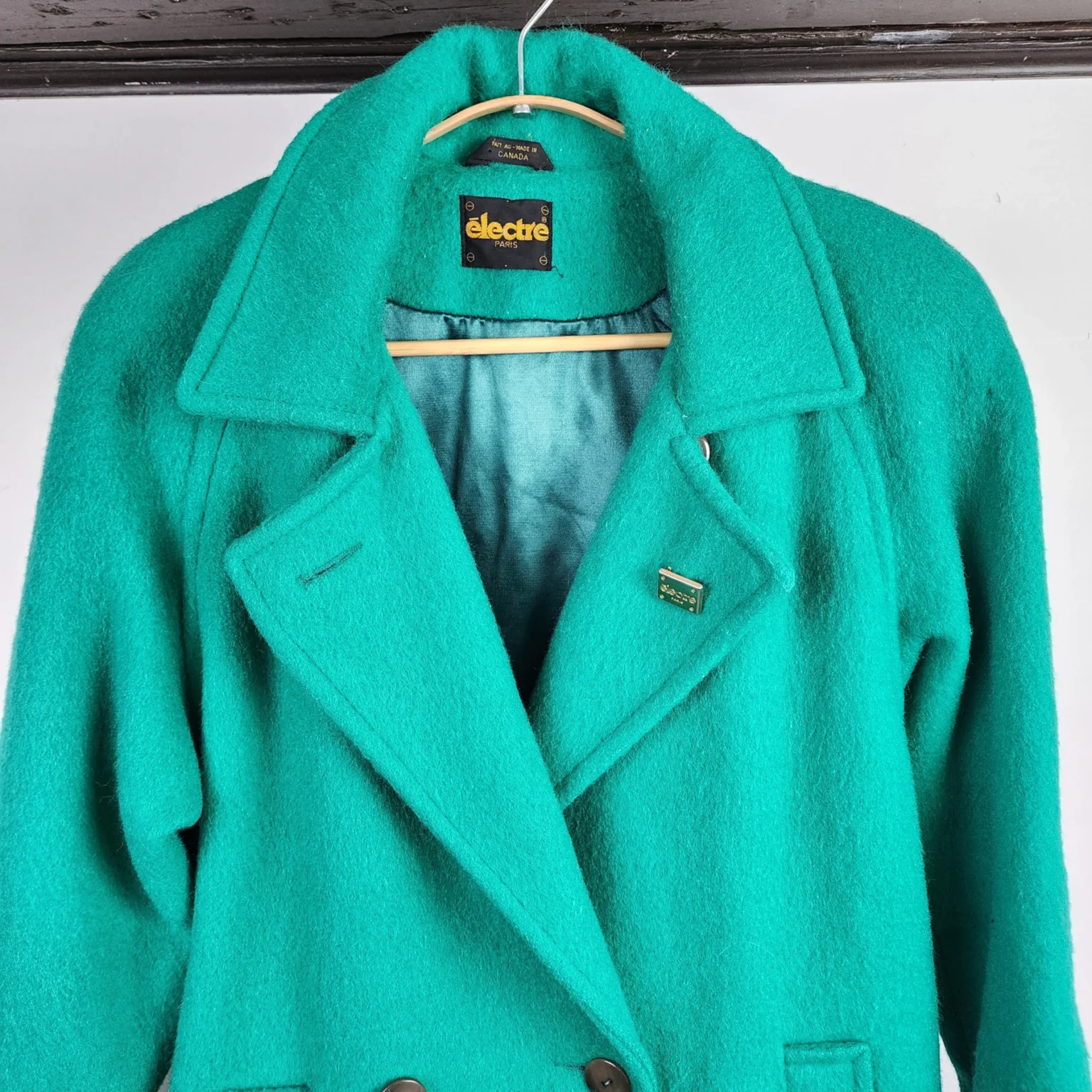 Image for L | Manteau Électre Paris 100% laine fait au Canada
