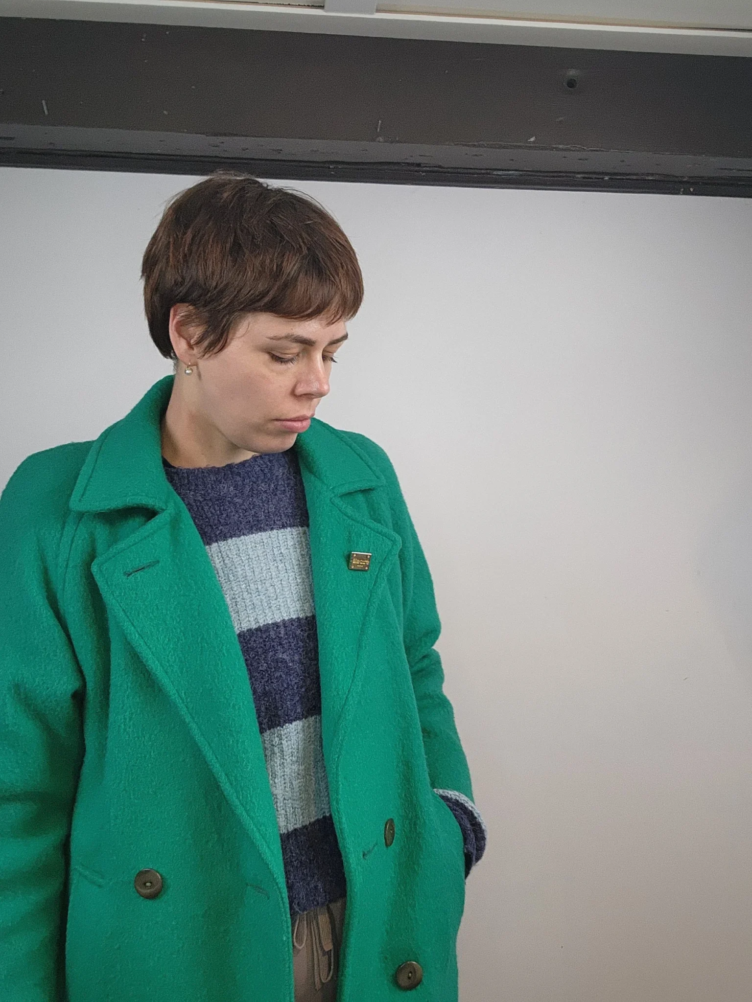 Image for L | Manteau Électre Paris 100% laine fait au Canada