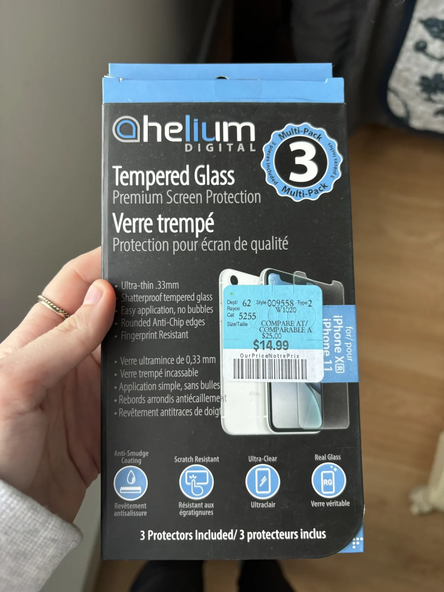 Image for Verre trempée pour iphone 11 x2