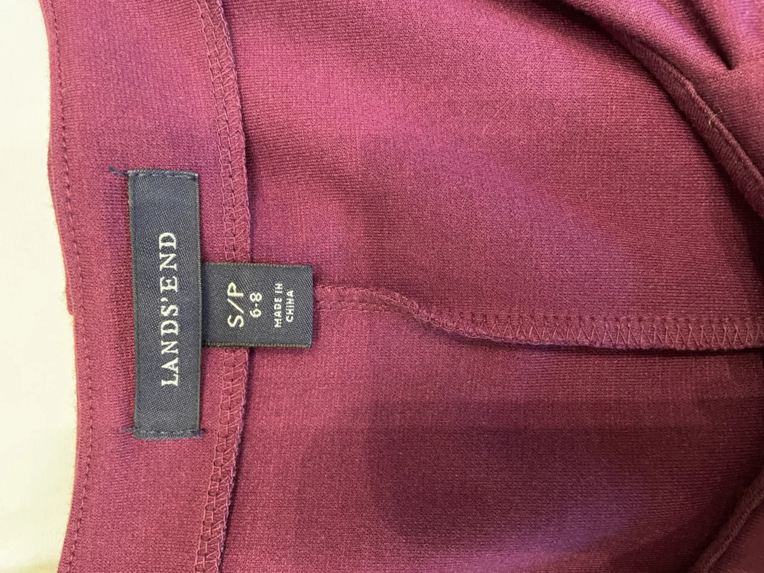 Image for Land's End - Robe mauve profond - manches 3/4