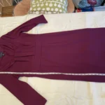 Thumbnail for Land's End - Robe mauve profond - manches 3/4