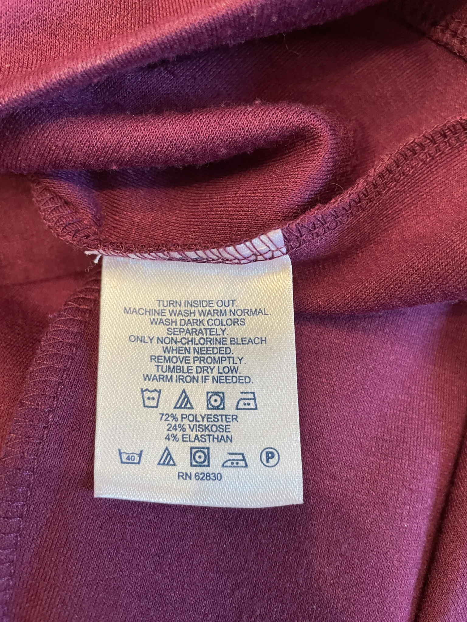 Image for Land's End - Robe mauve profond - manches 3/4