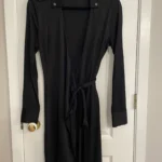 Thumbnail for Banana Republic - Robe portefeuille noire