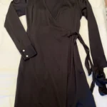 Thumbnail for Banana Republic - Robe portefeuille noire