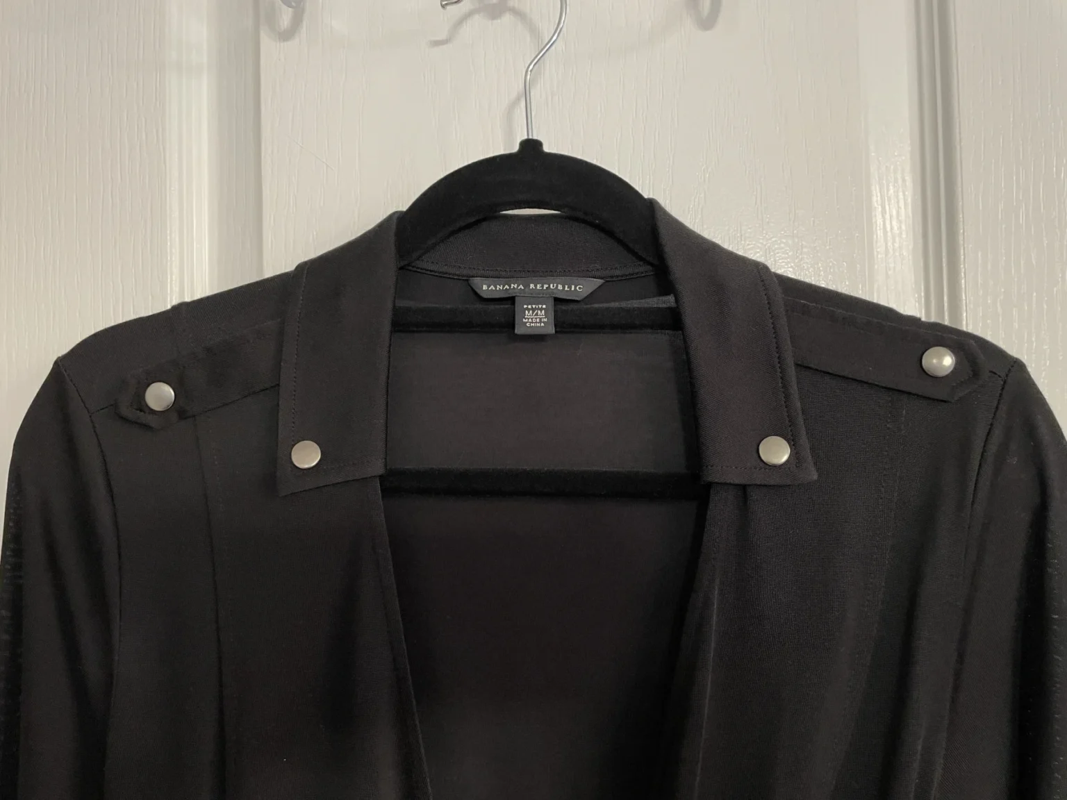 Image for Banana Republic - Robe portefeuille noire