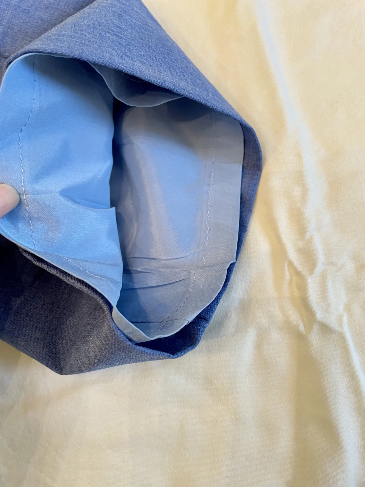 Image for Banana Republic - Pantalon en laine bleu
