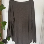 Thumbnail for Manche 3/4 rayé gris noir beige